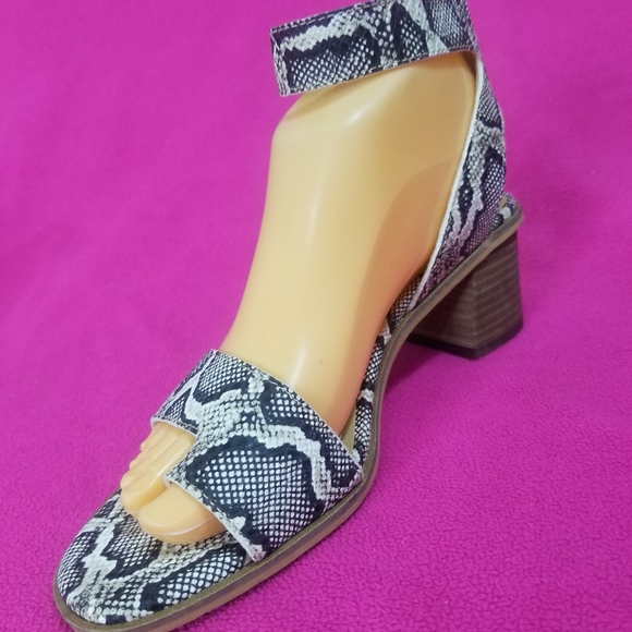 Lucky Brand Shoes - Women Lucky Brand Loklin Snake Ankle Strap Sandal  7.5